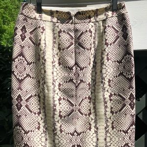 J. Crew No. 2 Pencil Skirt in Python, NWT, Size 2